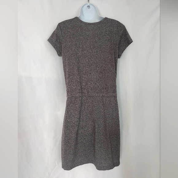 Alpine Design Drawstring Waist Brownish Jersey Dress. Size M - Picture 3 of 9